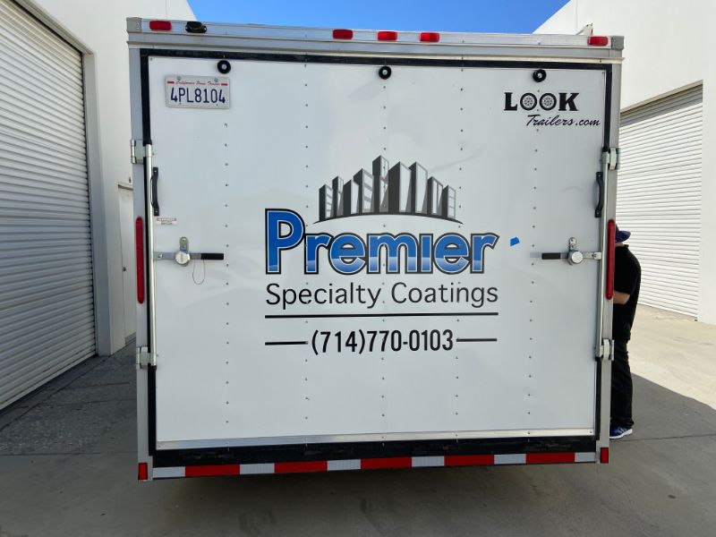 Anaheim CA Utility Trailer Graphics