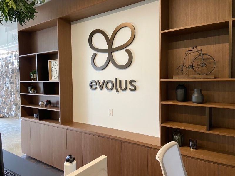 Acrylic Lobby Logo Sign in Orange County CA
