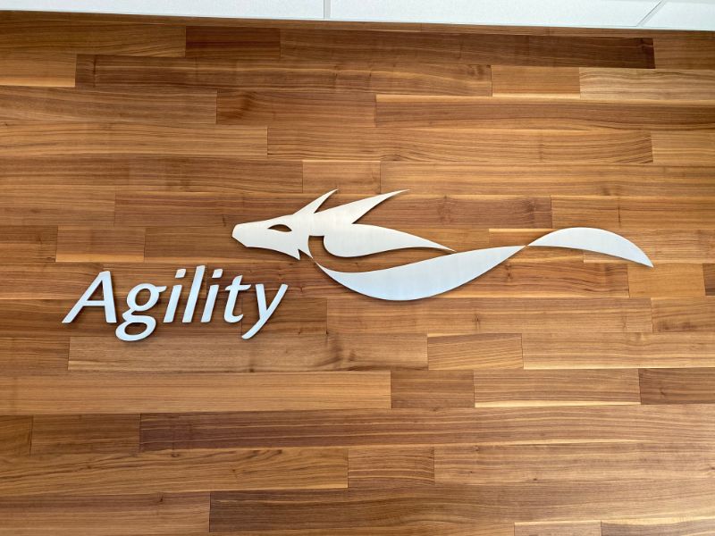 brushed aluminum 3D logo sign in Carson CA