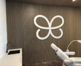 custom acrylic wall logo in Orange County CA