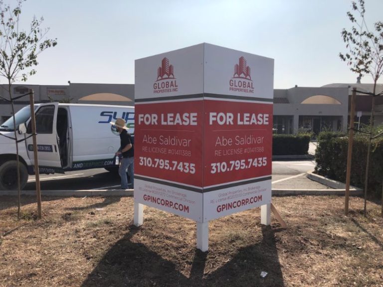 Anti-Graffiti Commercial Real Estate Signs in Orange County CA