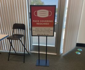 Wear a Face Mask Sign for Schools in Orange County CA