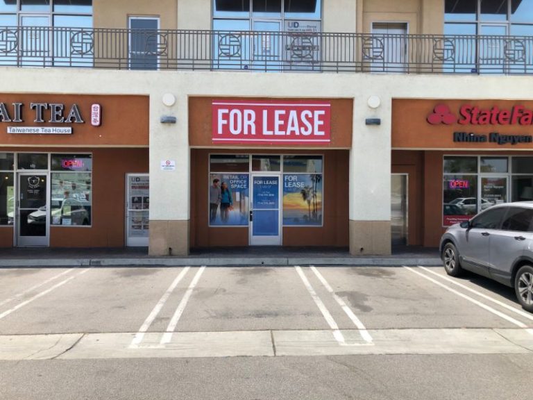 For Lease Signs in Garden Grove CA
