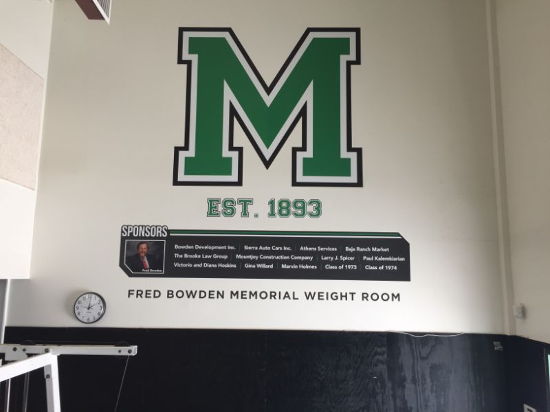 Wall Murals and Graphics for School in Los Angeles County CA