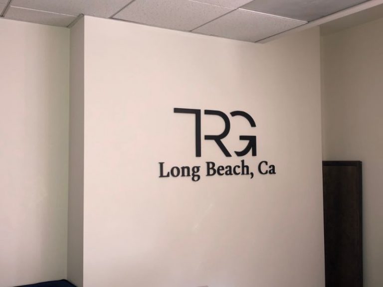3D Logo Wall Sign in Long Beach CA