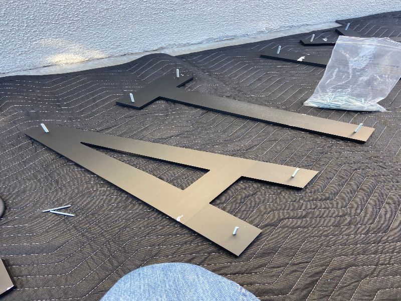 PVC 3D Letter Building Signs in Brea CA