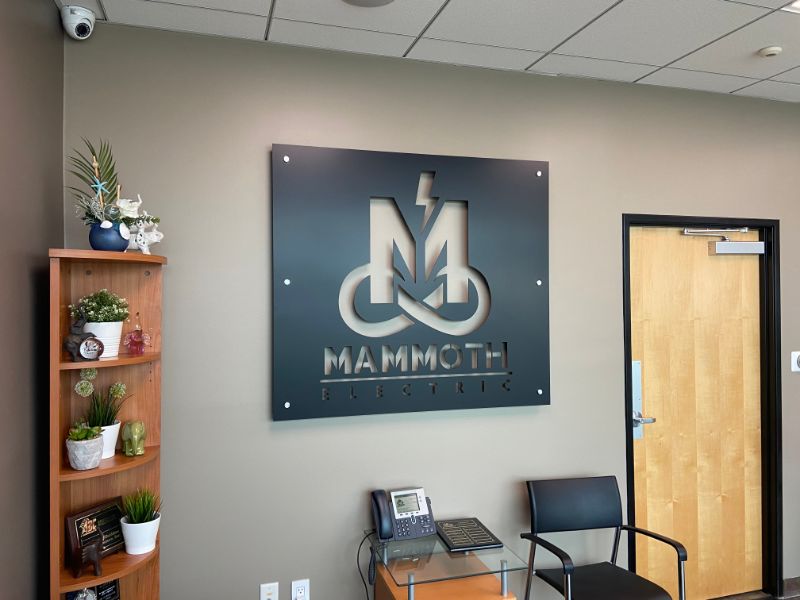 Custom Aluminum Logo Wall Signs in Anaheim CA