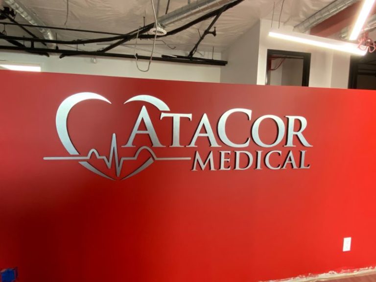 Custom Logo Lobby Signs in Orange County CA