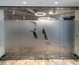 Etched and Frosted Glass Graphics in Irvine CA