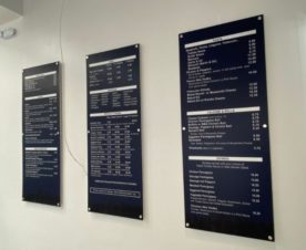 Menu Boards for Restaurants in Los Angeles CA