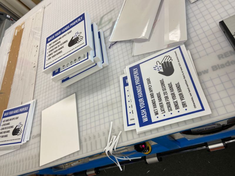 COVID-19 Prevention Signs for Schools in Orange County