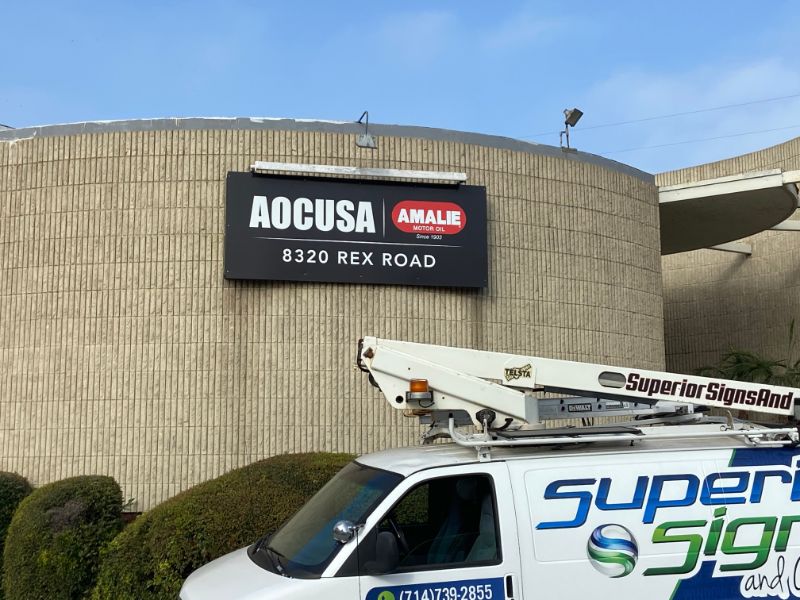 Rebranding with new signs and graphics in Los Angeles