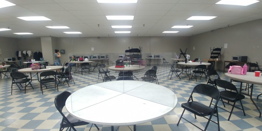 X-Shaped Table Top Sneeze Guards in Orange County CA