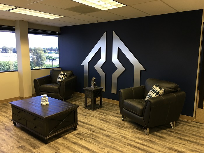 Anaheim Lobby Signs with Logos