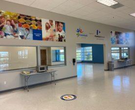 Breakroom wall graphics in Cypress CA