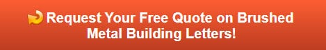 Free quote on metal building letters