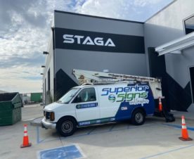 3D Foam Letter Building signs in Chino CA