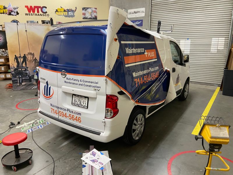 vehicle graphic installations in anaheim