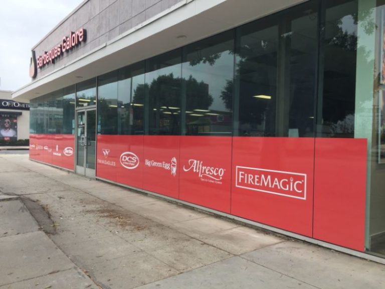 Anti-Graffit Window Graphics in Los Angeles Ca