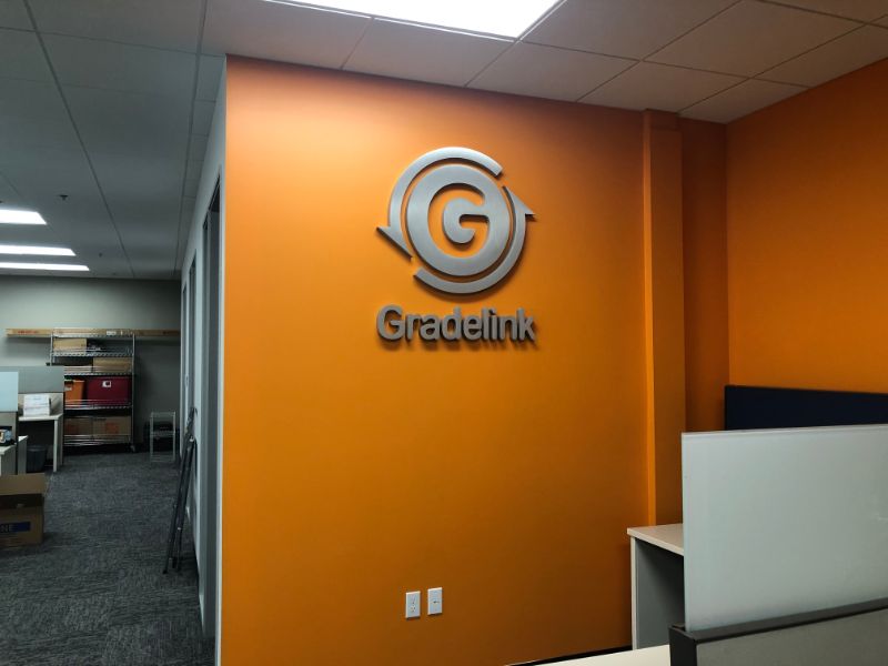 Custom Lobby Logo Signs for Offices in Orange County CA