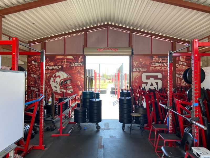Weight Room Wall Graphics in Santa Ana CA