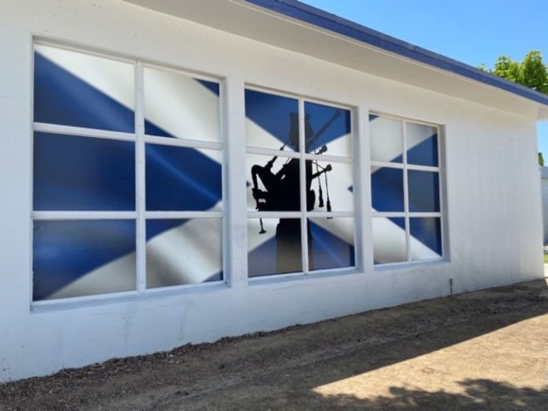 Window graphics for schools in Orange County CA