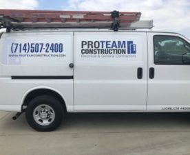 Vinyl decals and lettering for vans in Orange County CA