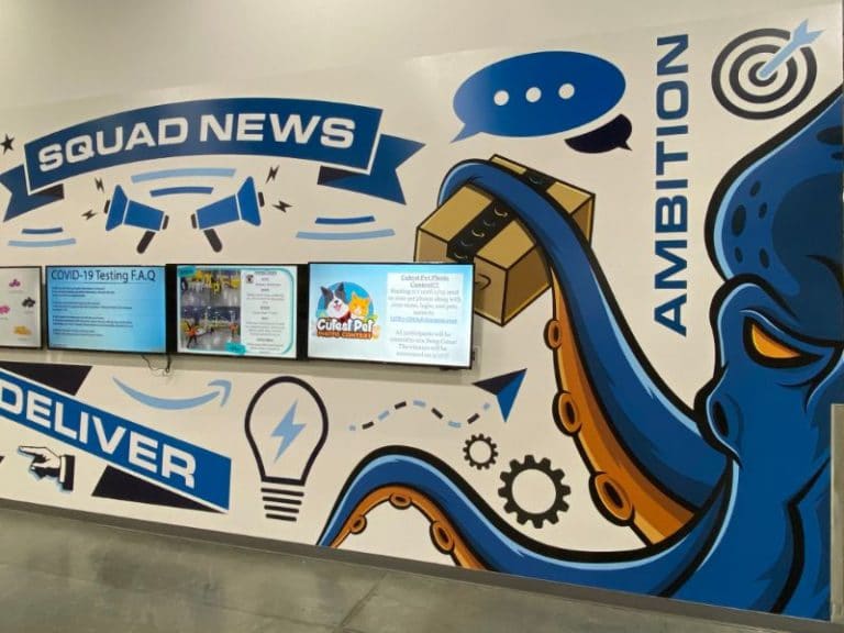Wall Graphics for Offices and Warehouses in Orange County CA