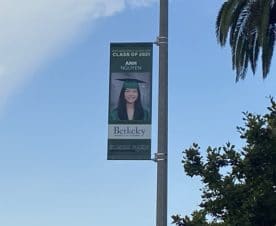 School Graduation Pole Banners in Buena Park CA