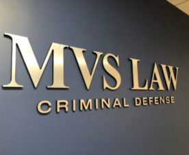 Brushed Aluminum 3D Lobby Logo Sign in Los Angeles
