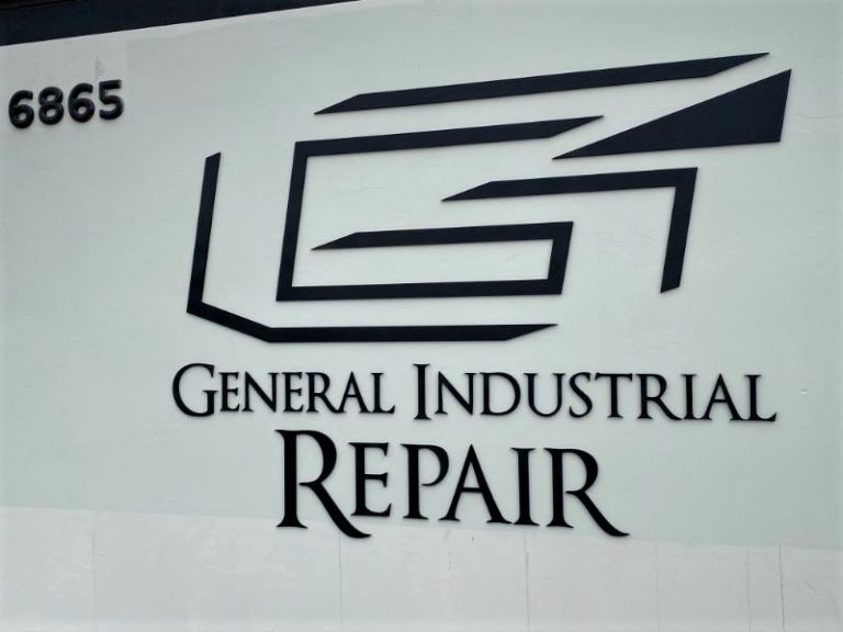 Building Sign Logo and Lettering in Montebello CA