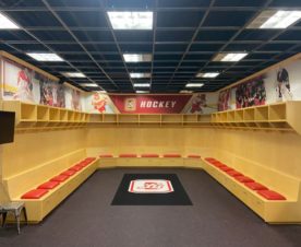 Custom high school athletics wall wraps