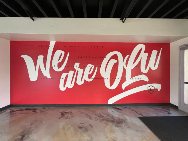 Custom wall mural in Orange County CA