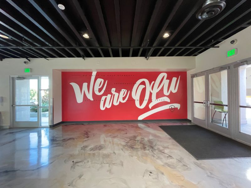 School wall murals in orange, ca