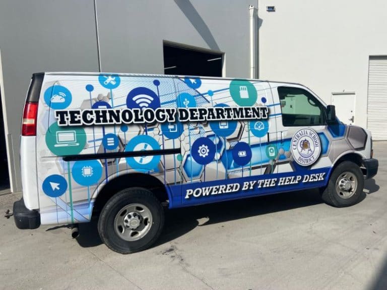 Vehicle Graphics for Schools in Buena Park CA