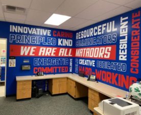 Wall Graphics for Schools in Orange County California