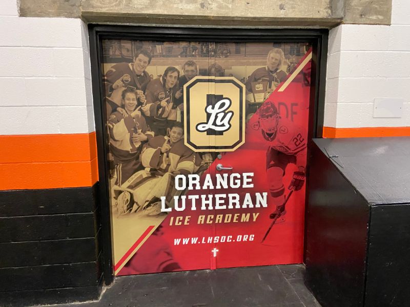 custom designed door wraps in anaheim, ca