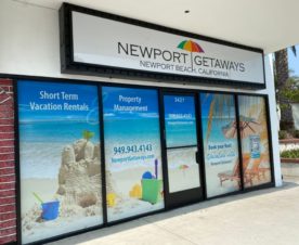 window wraps that you can see through from inside in newport beach, ca