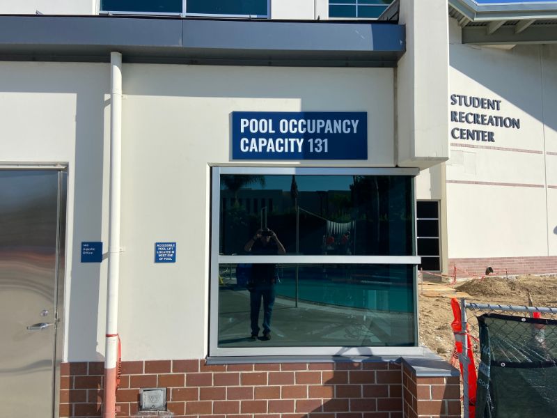 pool capacity signs in fullerton, ca