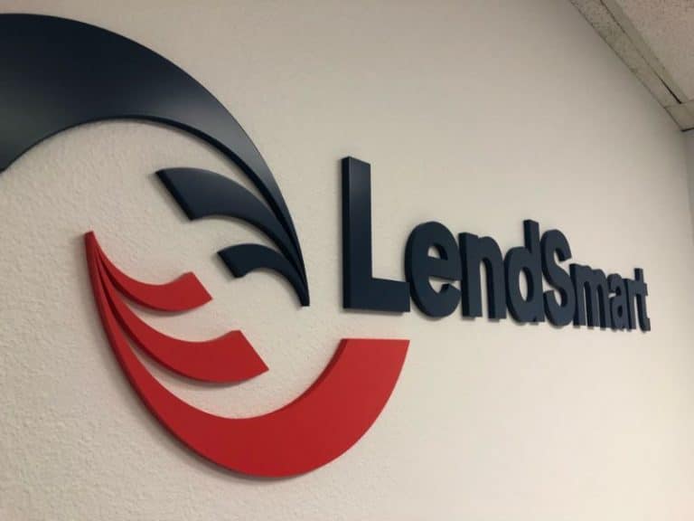 3D Letter Logo Lobby Sign in Orange CA