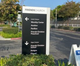 New Monument Sign Faces in Orange County CA
