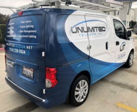 Nissan NV2500 Van Wraps in Fullerton CA