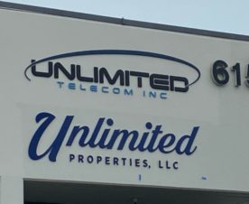 New Building Sign in Fullerton CA