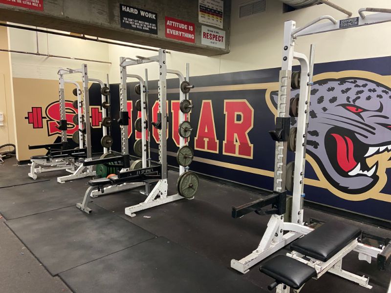 Weight room wall graphics in Orange County CA