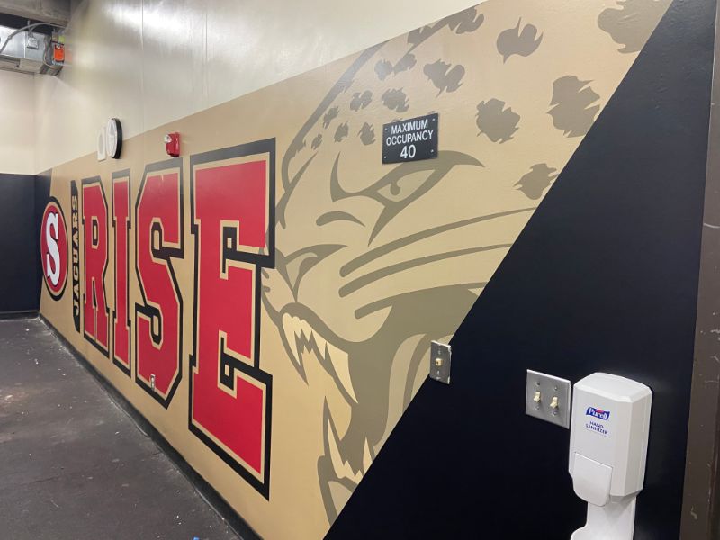 wall graphics and murals for education centers