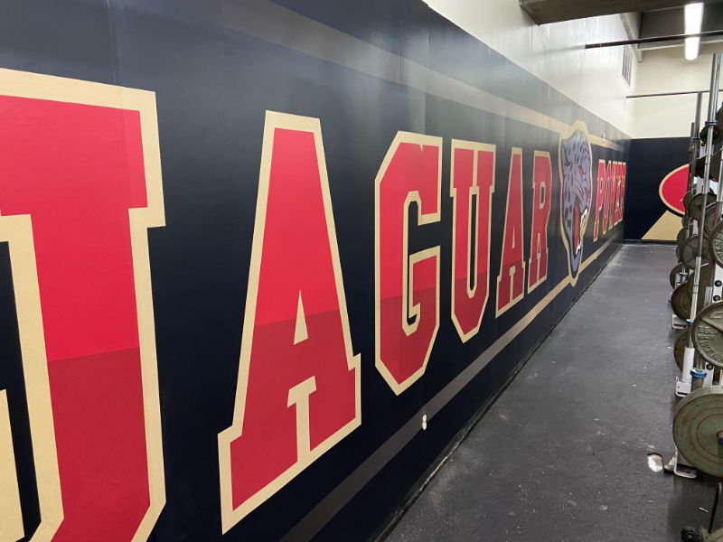 Gym wall graphics in santa ana, ca