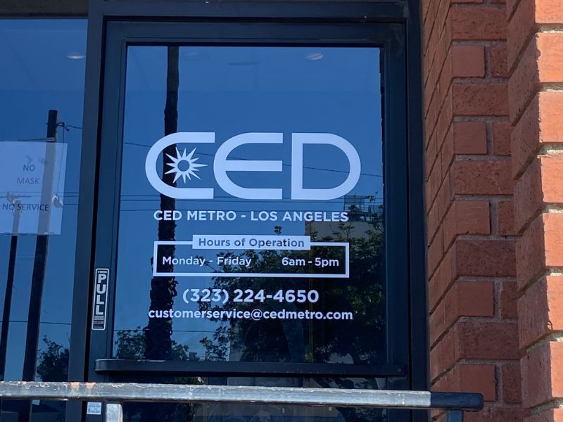 window lettering in vernon, ca