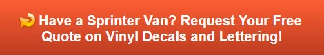 Free quote on Sprinter Van Decals and Lettering