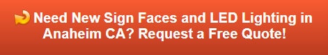 Free quote on new sign faces and LED Lighting