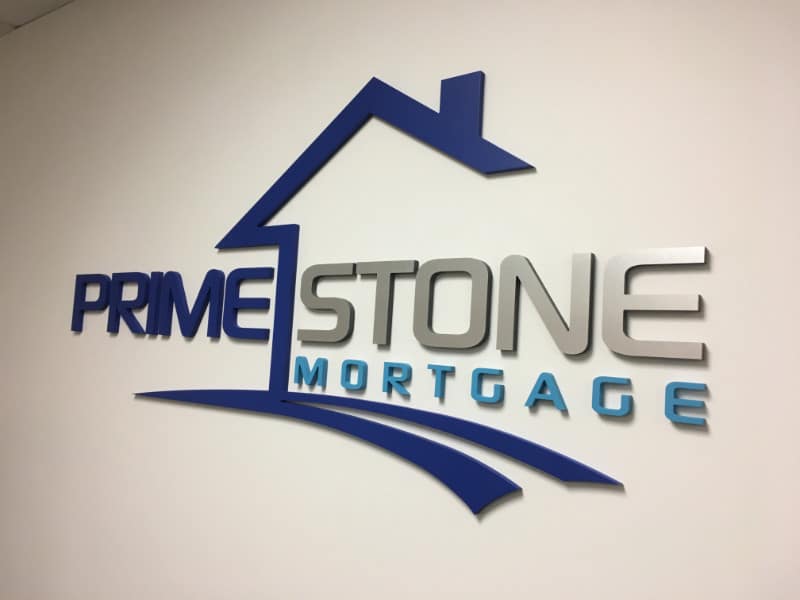 Mixed Media Lobby signs in Orange County CA